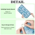 thumbnail image 6 of Light Blue Christmas Snowflake Pattern Dish Drying Mat for Kitchen 1 Pack, Ultra Absorbent Microfiber Dishes Drainer Mats,16x18in(41x46cm), 6 of 6