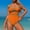 Orange, variant on Bikinis for Women One Piece Polka Dot Swimsuit Comfortable Sexy Solid Color Sling Fashion Bathing Suit
