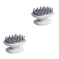 thumbnail image 4 of Advancent Cepillo de de raíces para el cabello para ducha blanco 2piezas, 4 of 6