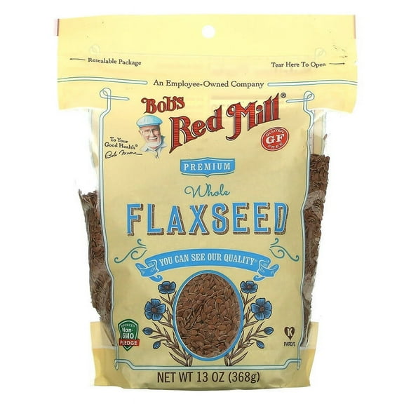Bob's Red Mill, Premium Whole Flaxseed, 13 oz Pack of 4