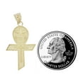 thumbnail image 5 of 14k Yellow Gold, Communion Cross Mi Primera Comunion Dove Pendant Religious Charm 14mm with 18" Dainty Neck Chain, 5 of 9