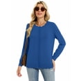 thumbnail image 3 of Chiclily Women's Long Sleeve Cardigan Lightweight Button Down Knit Sweater, S-2XL, 3 of 7