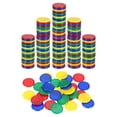 thumbnail image 1 of Uxcell 200 Paquete de Fichas de Póker de Plástico de 20 mm, Mini Fichas de Bingo, Contadores de Conteo, Marcadores de Discos Opacos para Juego, Conteo Matemático, Verde/Rojo/Amarillo/Azul, 1 of 7