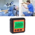 thumbnail image 1 of Electronic Level Box, Magnetic Digital Level Box Digital Level Angle Gauge Electronic Level Angle Finder Tool for Wood Processing Automobile Repair, 1 of 7