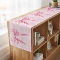 thumbnail image 6 of Table Runners 70 Inches Long Dress Scarves, Pink Bow Farmhouse Coffee/Dining/Kitchen Table Decor, Holiday Table Runner, Cute Watercolor Girls Cartoon Luxury 13x70 Inch, 6 of 9