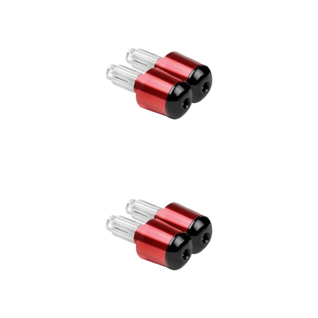Guardoinrt 2pcs/set Poignées de Moto Guidon Se Termine Amp Up Style de Vélo et la Performance Rouge 2Set
