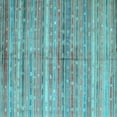 thumbnail image 1 of Ahgly Company Indoor Square Southwestern Light Blue Country Area Rugs, 7' Square, 1 of 4