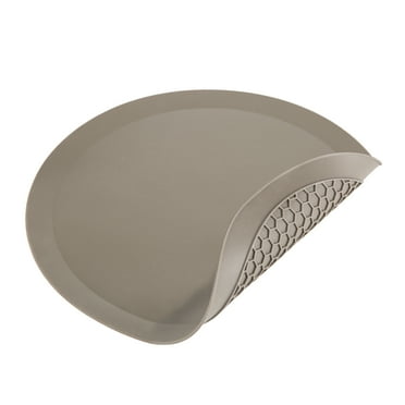 PrepSolutions Circular 12 inch Multi-Purpose Sustainable Silicone Mat, Gray