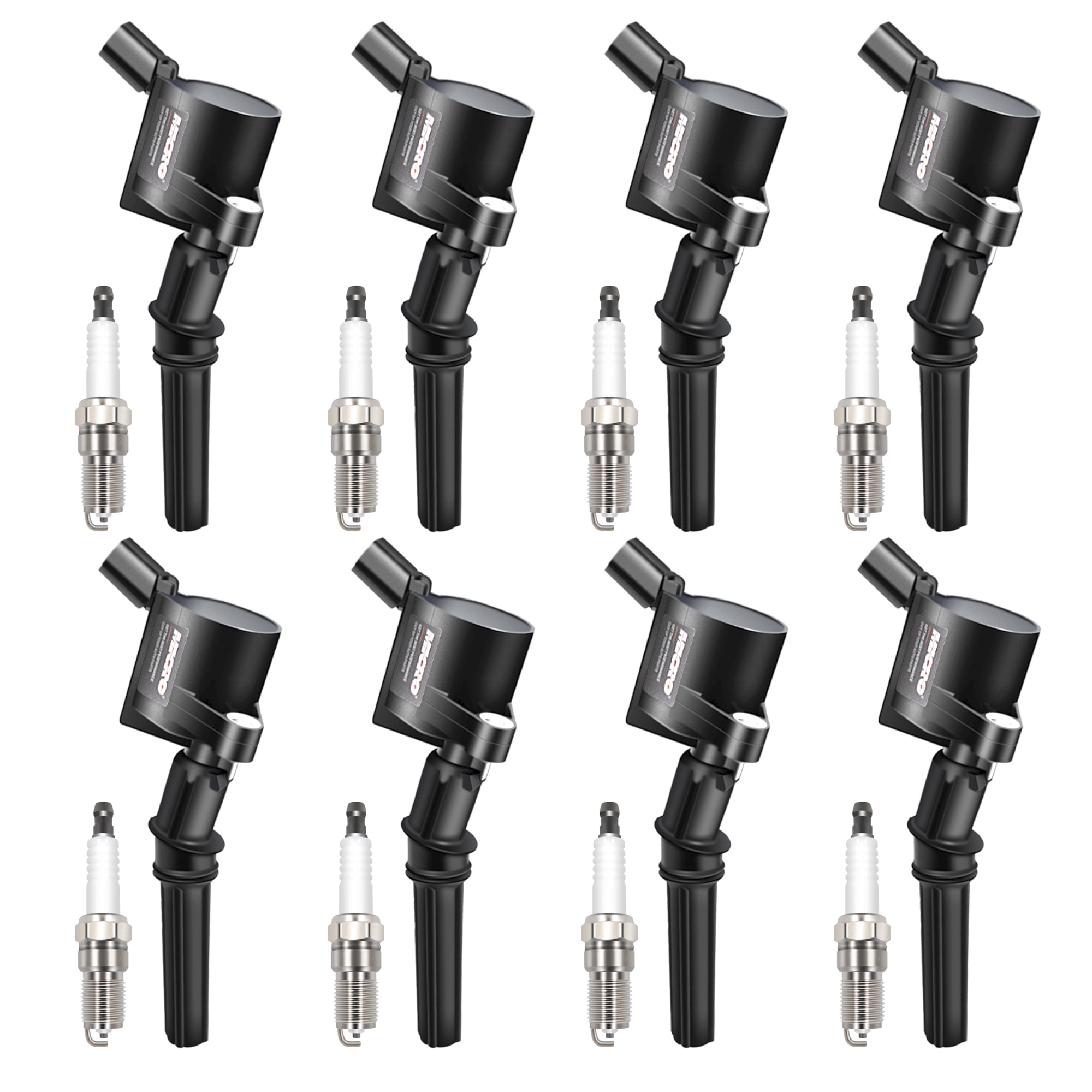 Dg508 Ignition Coils And Sp413 Iridium Spark Plugs For Ford F 150 Mustang 46l Set Of 8 9249