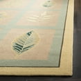 thumbnail image 3 of SAFAVIEH Chelsea Molly Leaves Collection Wool Area Rug, Tan, 3'9" x 5'9", 3 of 7