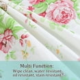 thumbnail image 6 of Unique Bargains Vinyl Square Tablecloth Rose Pattern 35" x 35", 6 of 8