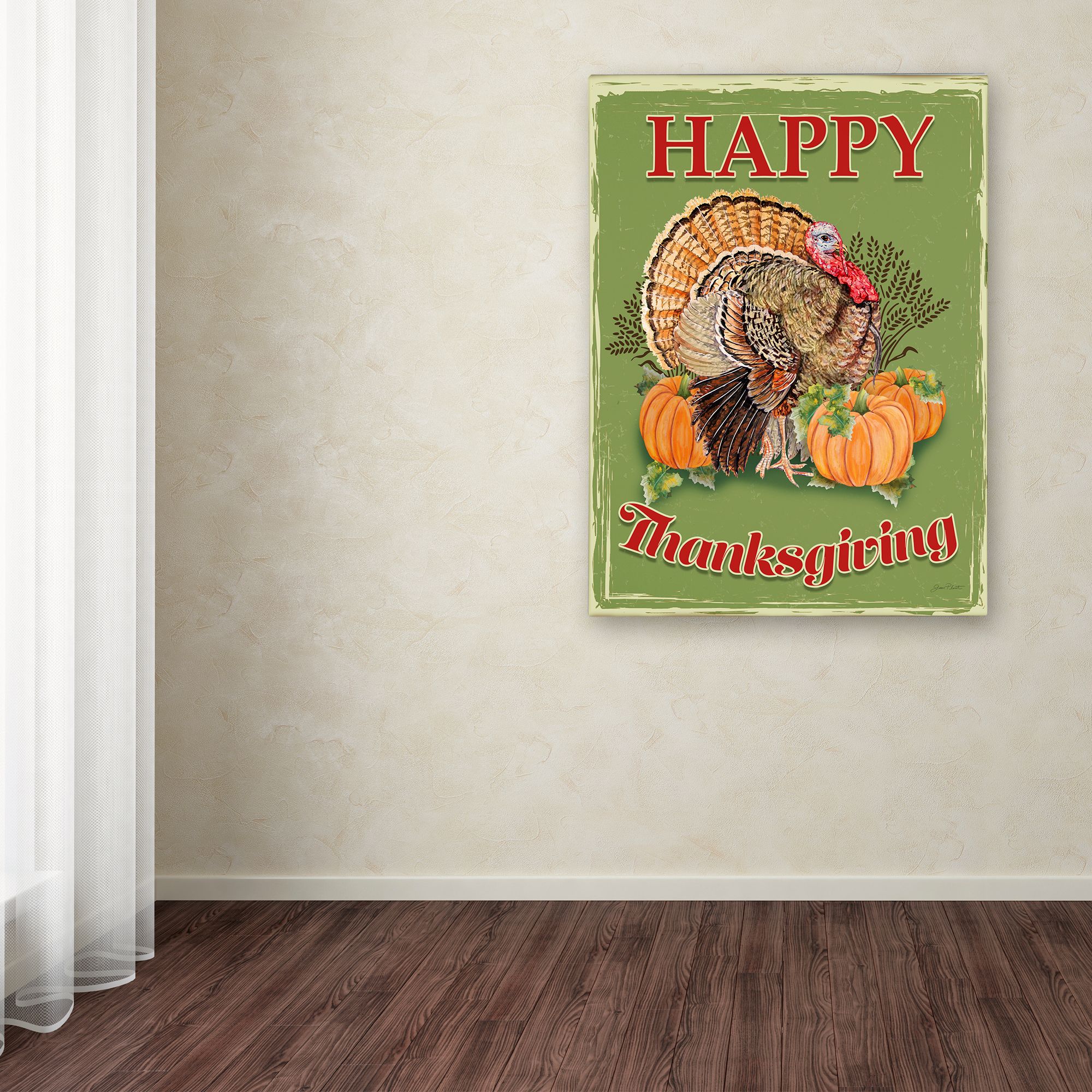 Trademark Fine Art 'Thanksgiving 9' Canvas Art by Jean Plout