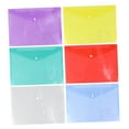 thumbnail image 5 of HORIALENCE 20Pcs Assorted Color Plastic File Pouch for Document Storage in School and Office, 5 of 8