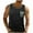Black, variant on Horkkom Tank Tops Men Summer Workout Crew Neck Sleeveless Shirts with Pocket Color Block Gym Tank Tops, Gifts for Men 2XL