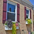 thumbnail image 5 of 14 in. W x 43 in. H Builders Edge, Standard Four Board Joined (2 Batten), Board-n-Batten Shutters, Includes Matching Installation Spikes, 078 - Wineberry, 5 of 9