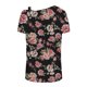 thumbnail image 5 of ICHUANYI Clearance Women's Printing Off-The-Shoulder Halter Short Sleeve Button-Up Top Blouse(Red, XL) ICHUANYI WER2023080907624, 5 of 5