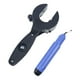 thumbnail image 3 of Cortador de tubos tipo trinquete con cortador de recorte, compatible con tubos de 8-29 mm, herramienta de corte ergonómica multiusos para bricolaje,, 3 of 9