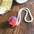 thumbnail image 3 of Bangcool Keychain Pendant Creative Faux Flower DIY Key Ring Pendant with Pearl Chain, 3 of 6