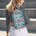 thumbnail image 5 of Easygdp Dogs With Swimming Mochila de Lona Resistente para Laptop, Compatible con Laptops de 15 a 17 pulgadas, Ideal para Escuela, Trabajo y Viajes-Small, 5 of 5