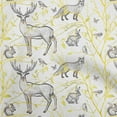 thumbnail image 1 of oneOone Cotton Poplin Yellow Fabric Animal Diy Clothing Quilting Fabric Print Fabric By Yard 42 Inch Wide, 1 of 4
