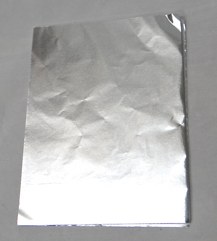 Candy Molds N More 5.5 x 7.25 inch Silver Confectionery Foil Wrappers