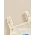 thumbnail image 5 of Hirigin Newborn Baby Boy Corduroy Overalls Sleeveless Dinosaur Embroidery Romper 0 3 6 9 12 Months Cute Summer Clothes, 5 of 7