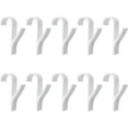 thumbnail image 1 of 10 pieces Radiator Hook, Hook for White Plastic Radiators, Towel Dryer Radiator Hook, Bathroom Towel Hanger, Hook for Bathroom, Kitchen (White), 1 of 5