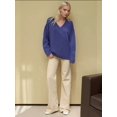 thumbnail image 5 of Thick Knit V-neck Sweater, 5 of 6