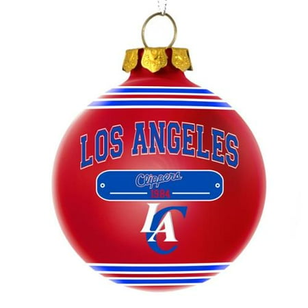Los Angeles Clippers Official NBA 3 inch x 3 inch 2014 Year Plaque Ball Ornament by Forever Collectibles