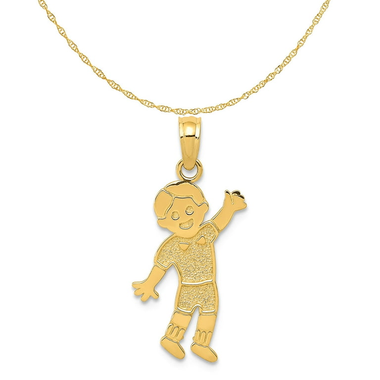 Gold locket deals boy
