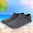 thumbnail image 4 of Zapatos De Vadeo Zapatos descalzos unisex Zapatos descalzos de agua con punta dividida para la playa (gris 44/45) Likrtyny Para Estrenar, 4 of 7