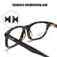 thumbnail image 3 of Minnieouse Almohadilla nasal en forma de H, ligera, de gran adherencia, almohadillas para realzar gafas de sol, pegatinas, fácil instalación, Negro M 50piezas, 3 of 6