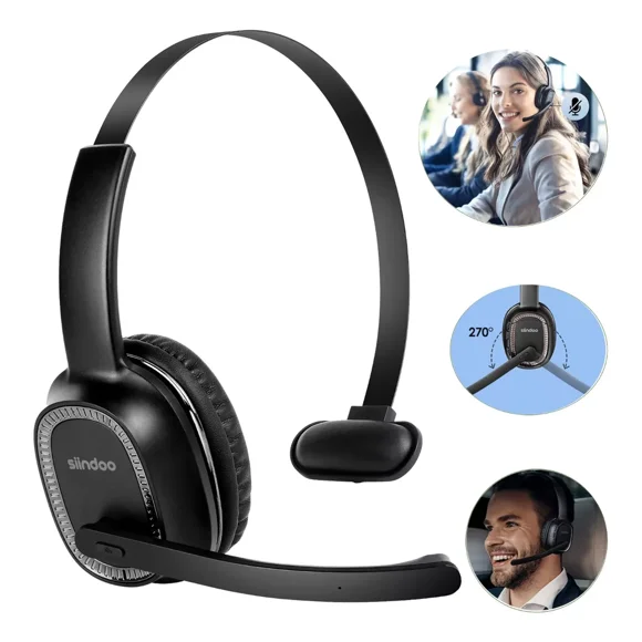 Auriculares De Diadema Manos Libres Bluetooth Con Micrófono