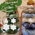 thumbnail image 1 of Fiudx Decoraciones Navideñas Interiores 2023 Juego De Reglas De Plantilla De Árbol De Navidad Con Estrella, 4 Piezas, Entrega De Campana De Plantilla De Árbol De Navidad,, 1 of 6