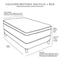 thumbnail image 4 of Colchón Individual Nautilus + Box + Almohada 2Pack + Protector Cloud + Sábanas Softy, 4 of 8