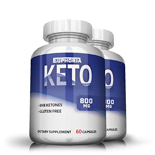 Euphoria Keto Diet Pills BHB Premium Weight Loss to Burn Fat & Carb Blocker 