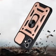 thumbnail image 3 of Funda para teléfono móvil con ventana Shun A Push para iPhone 15Pro Max de Apple, con anillo para 13 dedos y espejo, a prueba de caídas, 3 of 6