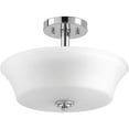 thumbnail image 1 of Progress Lighting P3644-15 2-100W Medium Base Semi-Flush Convertible, Polished Chrome, 1 of 1