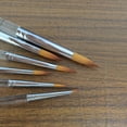 thumbnail image 4 of Transparent Short Handle Watercolor Brush Pen Set With Nylon Tip For Art Painting Line Edge Oil Brush, 4 of 7