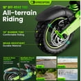thumbnail image 4 of Gyrocopters Plaid 3.0 Electric Scooter (2025 Model) for Adults & Teens | UL2272 Approved | 45 km/h Speed | 45 km Range | Powerful 850W Motor | 13Ah  Battery | 265 lbs Load Capacity | Smart Control, 4 of 9