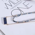 thumbnail image 2 of Multi-Layer Peal Beaded Lazurite Bar Pendant Necklace Women All Weather Jewelry, 2 of 6