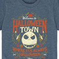 thumbnail image 3 of The Nightmare Before Christmas - Halloween Town Sign - Youth Short Sleeve Graphic T-Shirt, 3 of 5