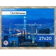 thumbnail image 3 of ArtToFrames 27x20 Inch -  CM Silver Puzzle Frame for 2000 piece Puzzles.2.25 Inch Custom Wood Puzzle Frames, Antique Silver - Comes with Economy Acrylic, 3 of 6