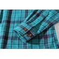 thumbnail image 4 of SSLR Flannel Shirts for Women Long Sleeve Button Down Shirts Plaid Lightweight Casual, 4 of 8