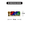 thumbnail image 3 of Pin de solapa oficial con licencia de la Copa Mundial de la FIFA 2026 HONAV, 3 of 3