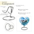 thumbnail image 4 of Joyful Dolphin Pod Mini Heart Keepsake Urns - Heart Urns For Human Ashes Keepsake - Heart Urns For Adult Ashes Women - Mini Heart Urns For Human Ashes - Urn Keepsake For Human Ashes(Size -3inch,1pc), 4 of 5