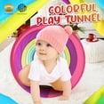 thumbnail image 3 of Tienda de campaña plegable para niños Play Tunnel Moncoland, colorida, 3 of 8