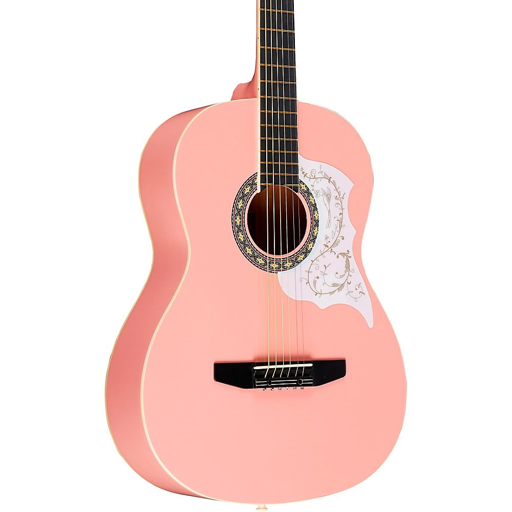 Rogue Starter Acoustic Guitar Pink