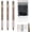 3Pcs(Gold), variant on Upgraded Geometric Decompression Pen — Press to Transform, 10 Refills, Funny Geometric Metal Crinkle Pen, Click to Write, Perfect for Restless Minds, 0.5mm Tip for Writing and Drawing (6Pcs(All))