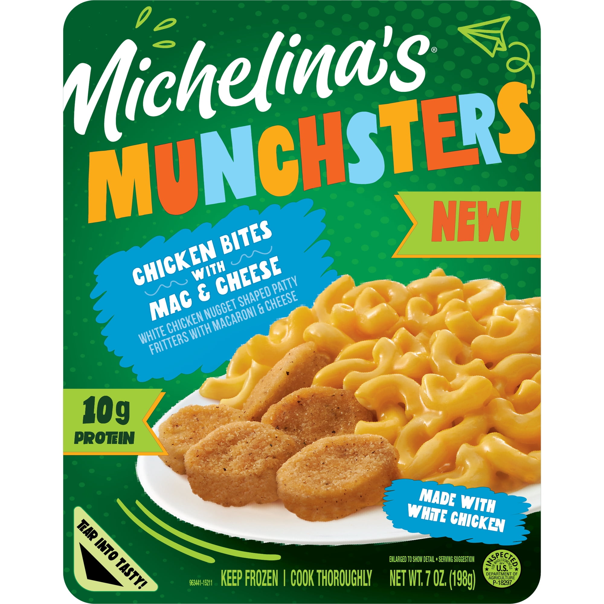 Michelina’s Munchsters Chicken Bites with Mac & Cheese